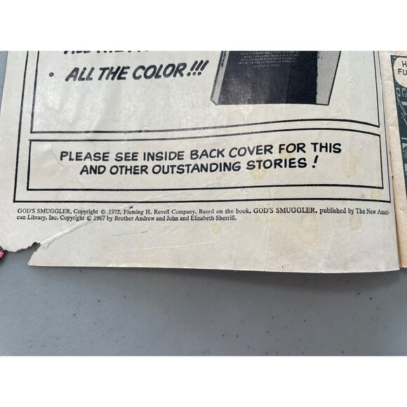 Spire Christian Comics 1972 Christian Comic Book Gods Smuggler Fleming H. Revell - Picture 4 of 6